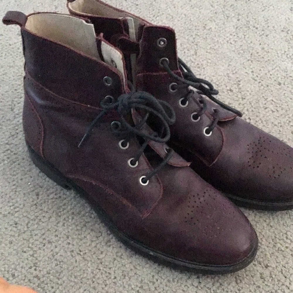 Ladies lace up booties